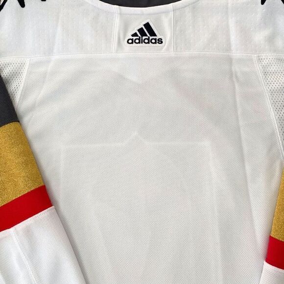 Adidas Las Vegas Golden Knight Away White Authentic Jersey Mens size 52/ Large - Picture 8 of 14